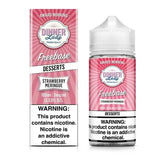 DINNER LADY FREEBASE STRAWBERRY MERINGUE 3MG 100ML